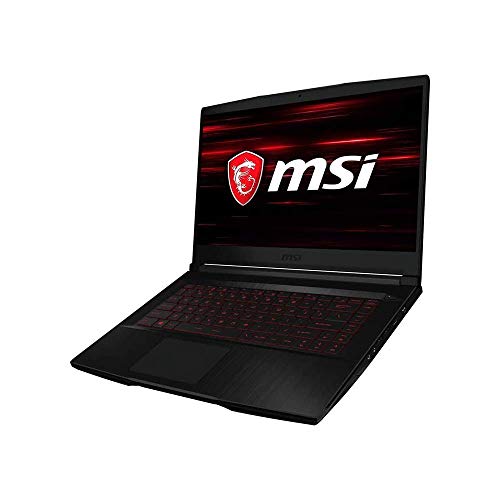 2022 MSI GF63 Thin Gaming 15.6" FHD Laptop Computer, Intel Core i5-10300H Processor, 8GB DDR4 RAM, 256GB PCIe SSD, Backlit Keyboard, GeForce GTX1650 Max-Q Graphics, HDMI, Win 10, Black, 32GB USB Card