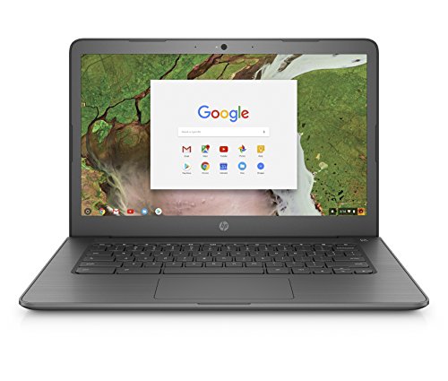 HP Chromebook 14-inch -Laptop -with 180-Degree -Hinge, Intel Celeron N3350 -Processor, 4 GB -RAM, 32 GB eMMC Storage, Chrome OS (14-ca040nr, Gray)