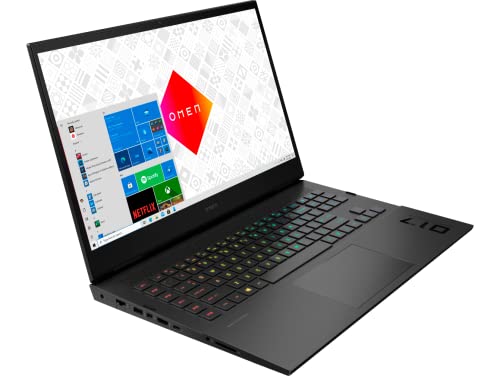 2022 HP Omen Gaming Laptop | 17.3" 144 Hz IPS FHD | 8-Core Intel i7-11800H | 16GB DDR4 1TB NVMe SSD | NVIDIA GeForce RTX 3060 6GB | DTS | Backlit | WIFI 6 | Thunderbolt4 | HDMI | RJ45 | Windows11 Home