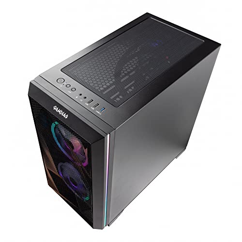 Velztorm Mini Pilum Custom Built Gaming Desktop PC (AMD Ryzen 7-3700X 8-Core, Radeon RX 6700 XT, 64GB RAM, 2TB PCIe SSD + 6TB HDD (3.5), WiFi, USB 3.2, HDMI, Bluetooth, Win 11 Pro)