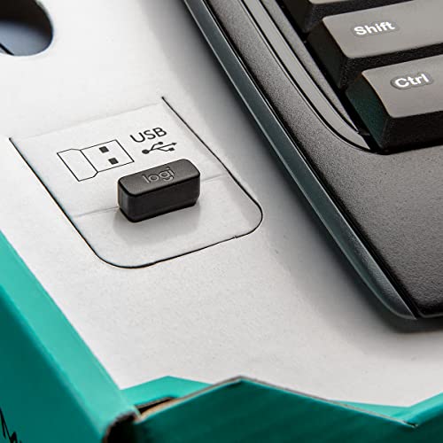 Logitech MK335 Wireless Keyboard and Mouse Combo - Black/Silver