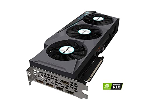 GIGABYTE GeForce RTX 3080 Eagle 12G Graphics Card, 3X WINDFORCE Fans, 12GB 384-bit GDDR6X, GV-N3080EAGLE-12GD Video Card