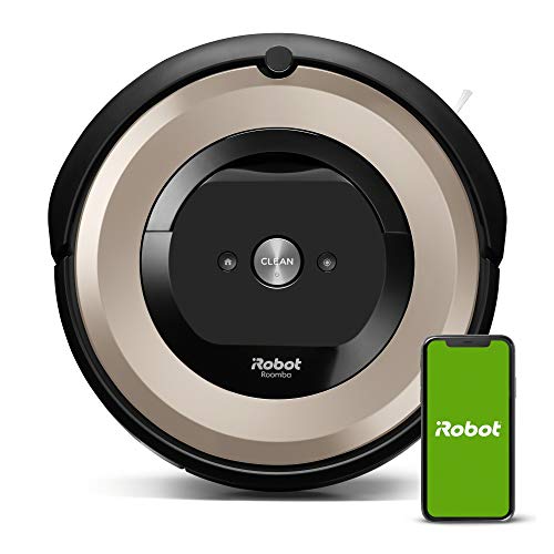 iRobot Roomba E6 (6199) Robot Vacuum - Wi-Fi Connected, Compatible with Alexa, Ideal for Pet Hair, Carpets, Hard, Self-Charging Robotic Vacuum, Sand Dust (Renewed)