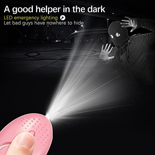 Emergency Personal Alarm, 3 Pack 140DB Personal Siren with LED Lights, Personal Panic Alarm for Men, Women, Children, Elderly Emergency Security Alarm, Self Defense Electronic Device