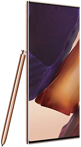 Samsung Galaxy Note20 Ultra (N986B-DS), 5G, International Version (No US Warranty), 256GB 12GB RAM, Mystic Bronze - GSM Unlocked