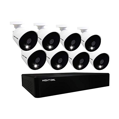 Night Owl CCTV Video Home Security Camera System with 8 Wired 1080p HD Indoor/Outdoor Cameras with Night Vision (Expandable up to a Total of 16 Wired Cameras) and 1TB Hard Drive