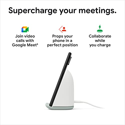 Google Pixel Stand (2nd Gen) - Wireless Charger - Fast Charging Pixel Phone Charger - Compatible with Pixel Phones and Qi Certified Devices