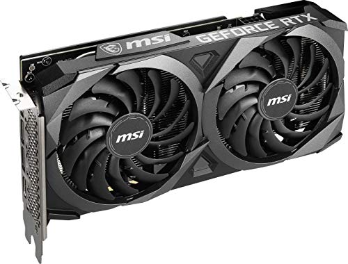 MSI Gaming GeForce RTX 3060 12GB 15 Gbps GDRR6 192-Bit HDMI/DP PCIe 4 Torx Twin Fan Ampere OC Graphics Card (RTX 3060 Ventus 2X 12G OC)