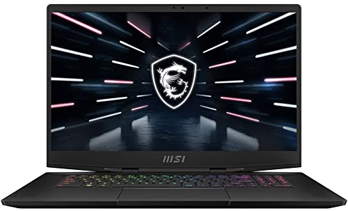 MSI Stealth GS77-17 Gaming Laptop (Intel i7-12700H 14-Core, 32GB DDR5 4800MHz RAM, 4TB PCIe SSD, RTX 3070 Ti, 17.3" 240Hz 2K Quad HD (2560x1440), Fingerprint, WiFi, Win 11 Pro) with Hub