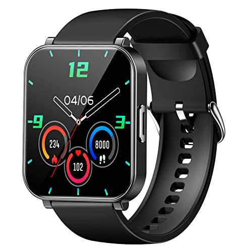 Imzuc Smart Watch, Health Fitness Tracker for Women & Men, Touchscreen Smartwatch with Heart Rate Tracking, Sleep Monitor & SpO2, IP68 Waterproof Sports Watch Compatible with Android & iOS Phones