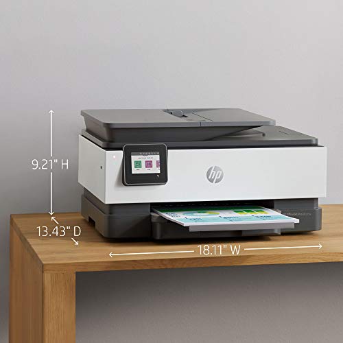 HP OfficeJet Pro 8035e Wireless Color All-in-One Printer (Basalt) with up to 12 months Instant Ink with HP+ (1L0H6A)