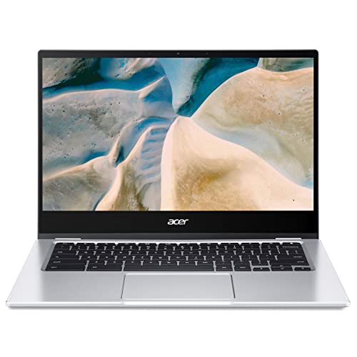 Acer Chromebook Spin 514 2-in-1 Laptop, 14" FHD Touchscreen, AMD Ryzen 3 3250C, 4GB DDR4 RAM, 80GB Storage (64GB eMMC + broag 16GB Flash Drive), 802.11AC WiFi, Bluetooth 5.0, Silver, Chrome OS