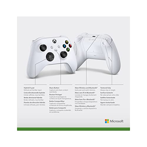 Xbox Core Wireless Controller – Robot White