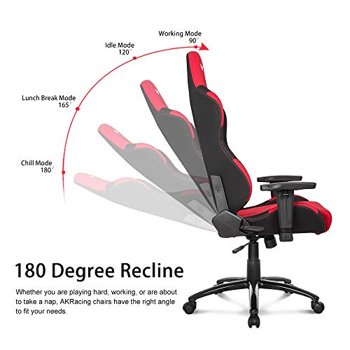 AKRacing Core Series EX Gaming Chair, Red/Black