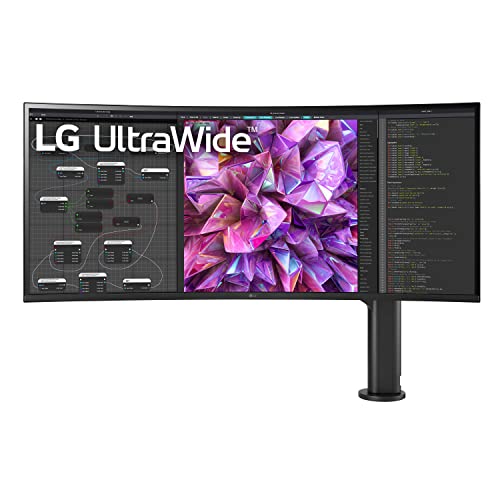 LG 38WQ88C-W.AUS 38” Curved UltraWide QHD+ HDR10 AMD FreeSync™ IPS Monitor with Ergo Stand
