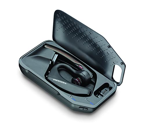 Plantronics - Voyager 5200 UC (Poly) - Bluetooth Single-Ear (Monaural) Headset - USB-A Compatible to connect to your PC and/or Mac - Works with Teams, Zoom & more - Noise Canceling