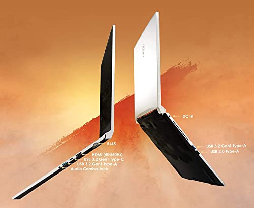 2022 Super large screen MSI Sword 17 Core i7-11800H Thin Bezel 17.3" 144Hz Full HD IPS-Level Gaming Laptop NVIDIA GeForce RTX 3050Ti Max Performance Wi-Fi 6 White-W/Mouse Pad (32GB RAM | 2TB PCIe SSD)