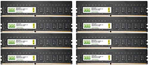 64GB (8x8GB) DDR4-2133MHz PC4-17000 ECC UDIMM 1Rx8 1.2V Unbuffered Server Memory by NEMIX RAM