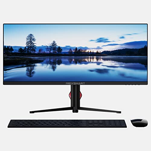 30 inch All in One PC Windows 11 Core i5-7500 3.40GHz Quad core CPU 8GB DDR3L 480GB SSD AIO Computer, 2560 * 1080 FHD 21:9 Display (with Mouse Keyboard)