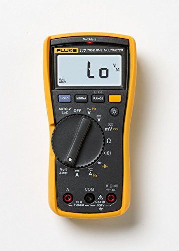 Fluke 117/323 Kit Multimeter and Clamp Meter Combo Kit For Residential And Commercial Electricians, AC/DC Voltage, AC Current 400 A, Includes Test Leads, TPAK And Carrying Cases