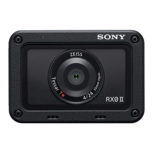 Sony Cyber-Shot DSC-RX0 II Digital Camera with Extra Sony NP-BJ1 Battery and Kingston 128GB V30 A2 MicroSD Bundle (3 Items)