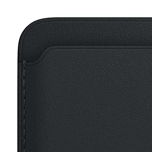 Apple Leather Wallet with MagSafe (for iPhone) - Now with Find My Support - Midnight - AOP3 EVERY THING TECH 