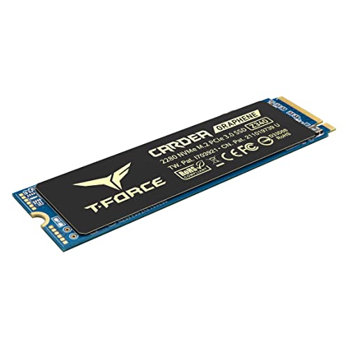 TEAMGROUP T-Force CARDEA Zero Z340 2TB with DRAM SLC Cache and Graphene Copper Foil 3D NAND TLC NVMe PCIe Gen3 x4 M.2 2280 Gaming Internal SSD Read/Write 3,500/2,900 MB/s TM8FP9002T0C311