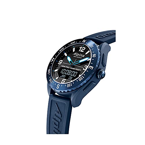 Alpina Smart Watch (Model: AL-283LBN5NAQ6), Black