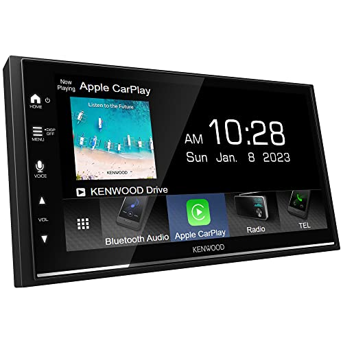 KENWOOD DMX7709S 6.8-Inch Capacitive Touch Screen, Car Stereo, CarPlay and Android Auto, Bluetooth, AM/FM Radio, MP3 Player, USB Port, Double DIN, 13-Band EQ, SiriusXM