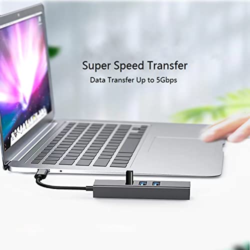 USB to Ethernet Adapter,USB 3.0 Hub with RJ45 1Gbps Gigabit Ethernet Adapter,3 Ports USB 3.0, Support Windows 10,8.1,Mac OS, Surface Pro,Linux and More