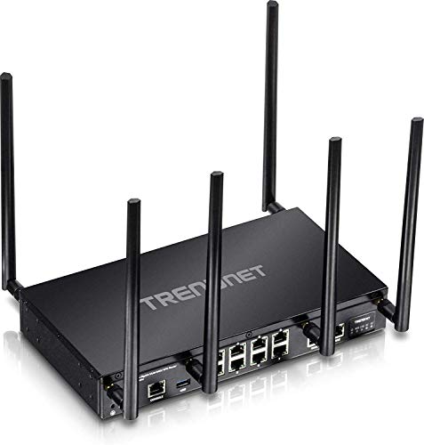 TRENDnet AC3000 Tri-Band Wireless Gigabit Dual-WAN VPN SMB Router,TEW-829DRU,MU-MIMO, Wave 2,Internet Router,Whole Office/Home wifi,Pre-Encryped Wireless,QoS ( RENEWED)