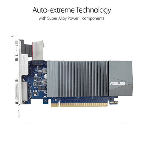 Asus GeForce GT 710 1GB GDDR5 HDMI VGA DVI Graphics Card (GT710-SL-1GD5-BRK)