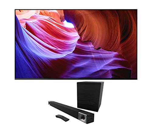 Sony KD65X85K 65" 4K HDR LED with PS5 Features Smart TV with a Klipsch CINEMA-600 3.1 Dynamic Power Soundbar with 10" Wireless Subwoofer (2022)