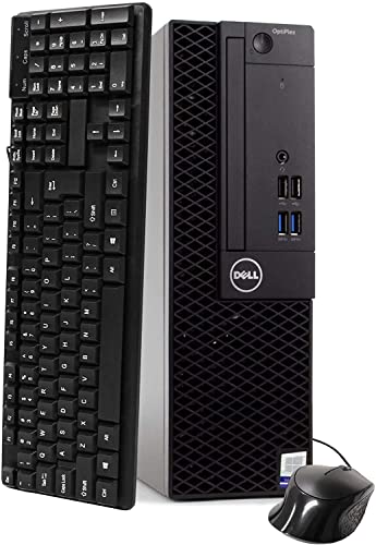 Dell Optiplex 7040 Business SFF Computer Small Tower PC (Intel Core i5-6500, 16GB Ram, 256GB SSD, DVD-RW, WiFi) Win 10 Pro (Renewed)
