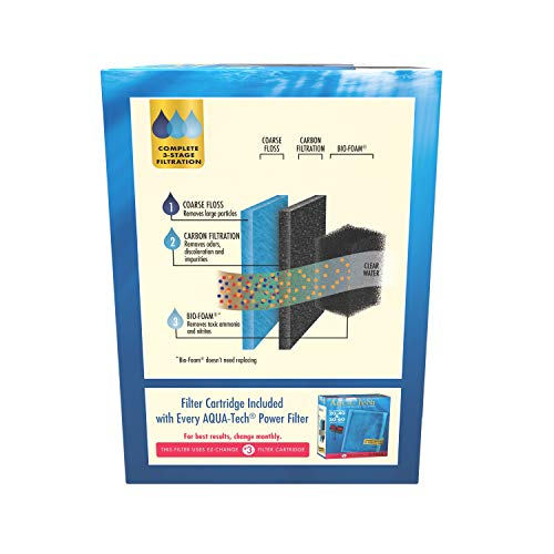 AQUA-TECH Ultra Quiet Power Filter, for Aquariums 20-40 Gallons