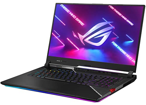 ASUS ROG Strix Scar 17 G733ZS Gaming & Entertainment Laptop (Intel i9-12900H 14-Core, 64GB DDR5 4800MHz RAM, 2x8TB PCIe SSD RAID 0 (16TB), GeForce RTX 3080, 17.3" Win 11 Pro) with D6000 Dock