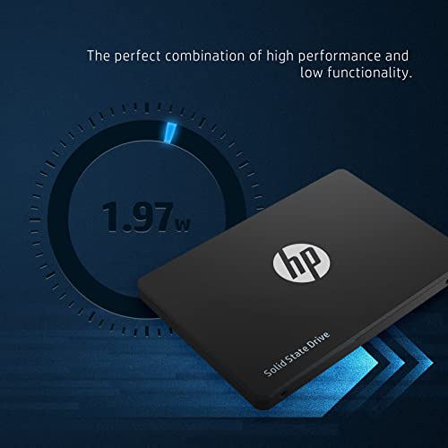 HP S650 960GB 2.5 Inch SATA III PC SSD Internal Solid State Hard Drive - 6 Gb/s, 3D NAND TLC, Up to 560 MB/s for Laptop and Desktop Updating - 345N0AA#ABA