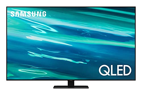 Samsung QN50Q80AA 50" Class Ultra High Definition QLED 4K Smart TV with an Austere V Series 4K HDMI Cable 2.5m (2021)