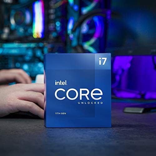 Intel® Core™ i7-11700K Desktop Processor 8 Cores up to 5.0 GHz Unlocked LGA1200 (Intel 500 Series & Select 400 Series Chipset) 125W