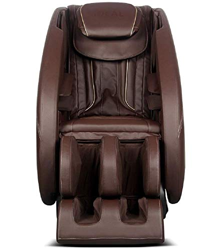 ideal massage Full Featured Shiatsu Chair with Built in Heat Zero Gravity Positioning Deep Tissue Massage - Dark Brown