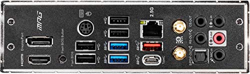 MSI MPG B550 Gaming Carbon WiFi Gaming Motherboard (AMD AM4, DDR4, PCIe 4.0, SATA 6Gb/s, Dual M.2, USB 3.2 Gen 2, HDMI/DP, Wi-Fi 6 AX, ATX, AMD Ryzen 5000 Series Processors)
