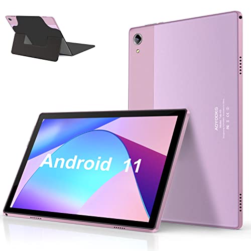 Android 11.0 Tablet 10.4 inch 4G LTE 5G WiFi 4GB RAM 64GB / 256GB Expandable GMS Certified Tablet PC 6500mAh Camera Netflix/Bluetooth/GPS/Dual SIM Tablets (Pink)