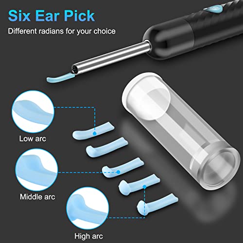 Ear Wax Removal, Ear Cleaner with Camera, Ear Wax Removal Tool with 1080P, Ear Camera Otoscope with Light, Ear Wax Removal kit for iPhone, iPad, Android Phones