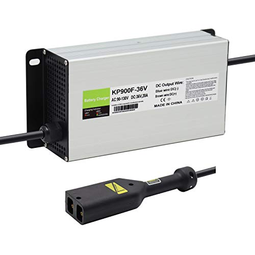 Abakoo Battery Charger 36V 20A for EZGO EZ-GO TXT 96-Up Golf Cart, with D-Plug / Powerwise Plug