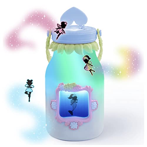 WowWee Got2Glow Fairy Finder - Electronic Fairy Jar Catches Virtual Fairies - Got to Glow - Choose from Pink, Blue, or Glow in The Dark (Pink)