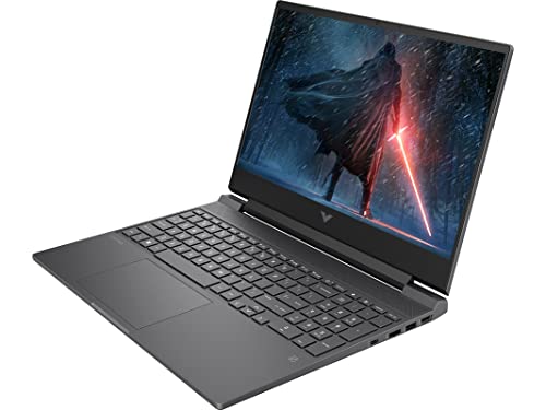 2022 HP Victus 15.6" 144Hz Gaming Laptop, Intel 12th Core i5-12450H, 8GB RAM, 512GB PCIe SSD, NVIDIA GeForce RTX 1650 Graphics 4GB, Backlit Keyboard, Windows 11 Pro, Mica Silver, 32GB USB Card