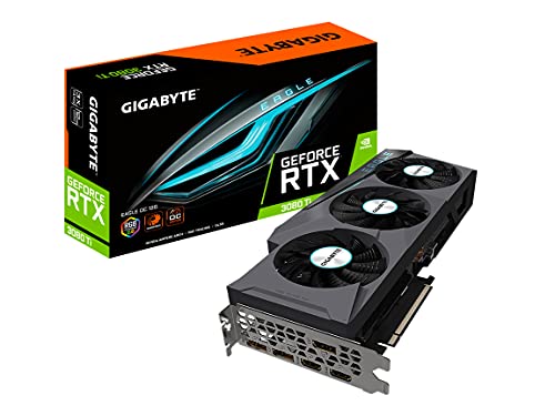 GIGABYTE GeForce RTX 3080 Ti Eagle OC 12G Graphics Card, 3X Windforce Fans, 12GB 384-bit GDDR6X, GV-N308TEAGLE OC-12GD Video Card