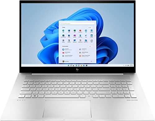 HP 2023 Envy Laptop 17.3" FHD IPS Touchscreen 10-Core 12th Intel i7-1255U Iris Xe Graphics 64GB DDR4 4TB SSD Thunderbolt 4 Wi-Fi 6E Backlit Keyboard w/ FP Reader Windows 10 Pro w/ RATZK 32GB USB
