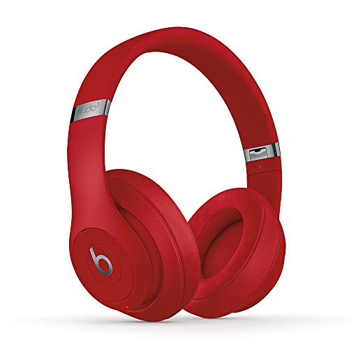 Beats Studio3 Wireless Noise Cancelling Over-Ear Headphones - Apple W1 Headphone Chip, Class 1 Bluetooth, 22 Hours of Listening Time, Built-in Microphone - Red (Latest Model) - AOP3 EVERY THING TECH 