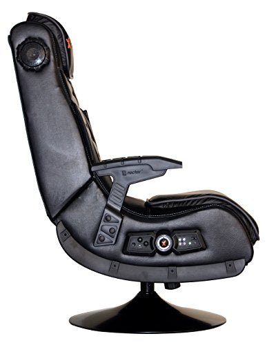 X Rocker, 5139601, Pro Series Pedestal 2.1 Video Gaming Chair, Black